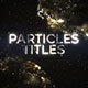 Luxury Particles Titles - VideoHive Item for Sale