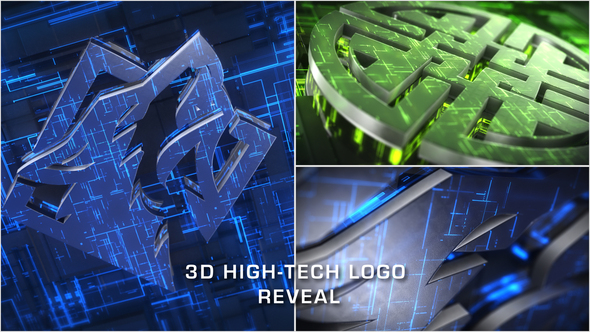 3D High-Tech Logo Reveal