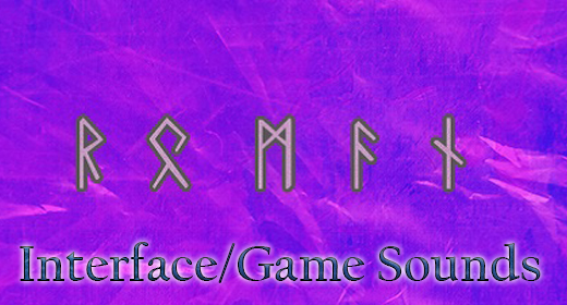 Interface and Game Sounds