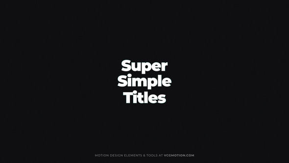 Super Simple Titles