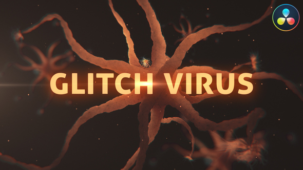 Glitch Virus Intro for DaVinci Resolve