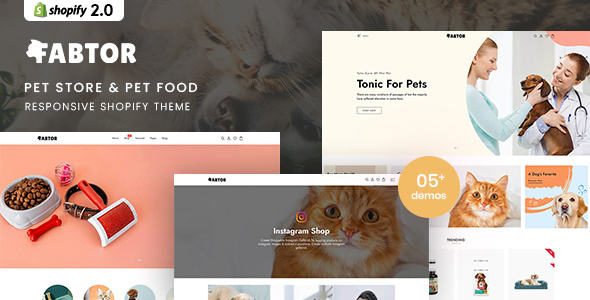 Fabtor – Pet Store & Pet Food Responsive Shopify Theme