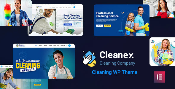Cleanex – Cleaning Service WordPress Theme