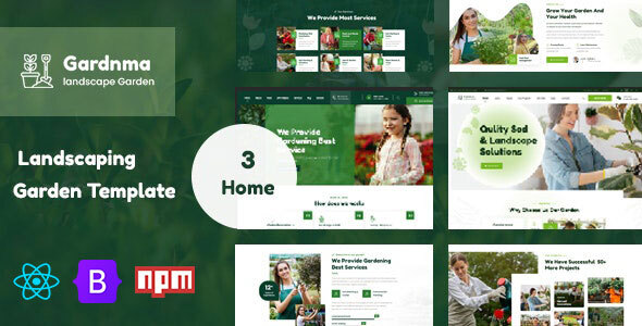 Exceptional Gardnma - Gardening and Landscaping React Template