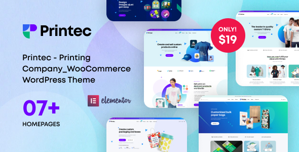 Printec – Printing Company WooCommerce WordPress Theme