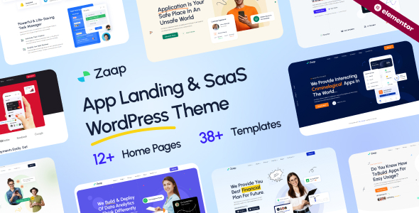 Zaap - SaaS & App WordPress Theme