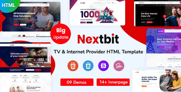 NextBit - TV & Internet Provider HTML Template