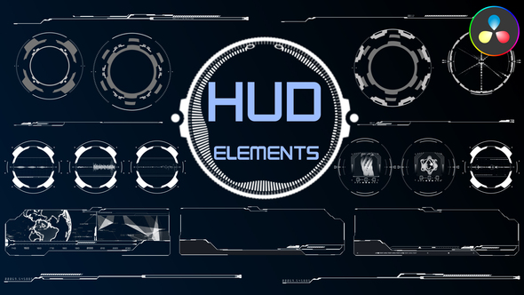 HUD Elements for DaVinci Resolve