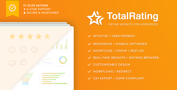Total Rating Pro  Responsive WordPress Rating Widget Plugin