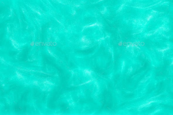blue mint Shiny Abstract Background. Paints, Acrylic, Glitter in Water. - Stock Photo - Images