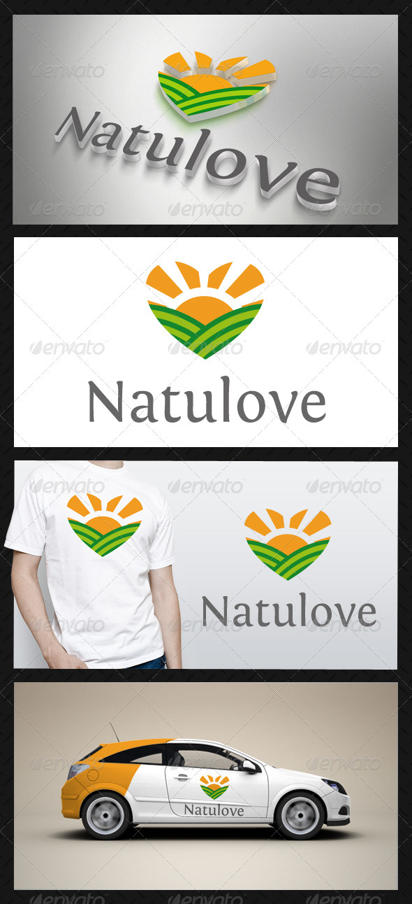 Nature Love Logo - Nature Logo Templates