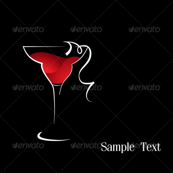 Red Wine - Food Objects