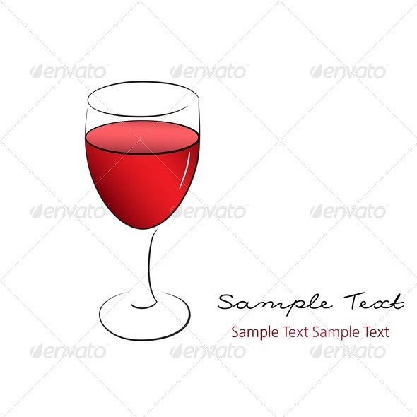 Red Wine - Food Objects