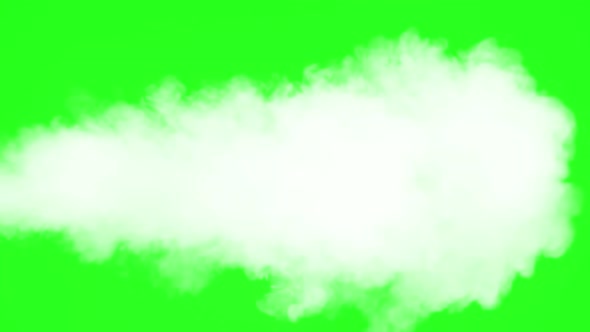 Intense Jet Of Dense White Smoke