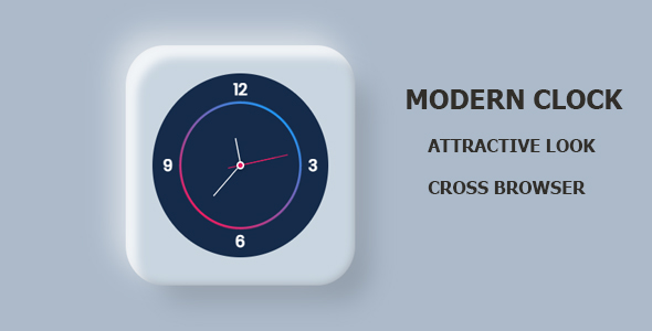 Clock With Animation Responsive