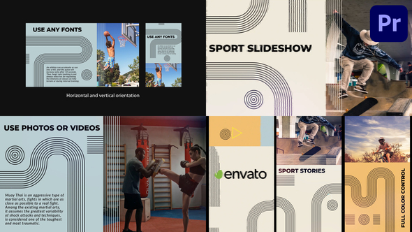 Sport Slideshow | Premiere Pro MOGRT