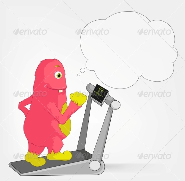 Funny Monster - Gym - Monsters Characters