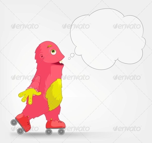 Funny Monster - Roller - Monsters Characters