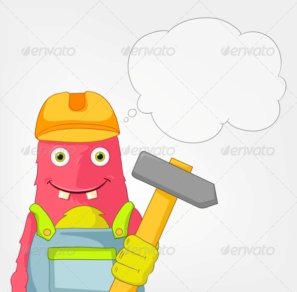 Funny Monster - Contractor - Monsters Characters