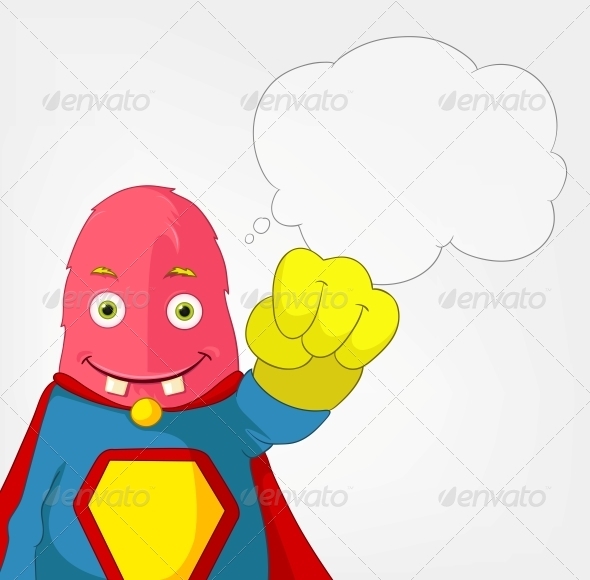 Funny Monster - Super Hero - Monsters Characters