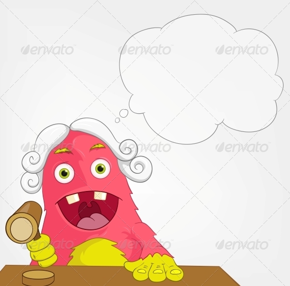 Funny Monster - Judge - Monsters Characters