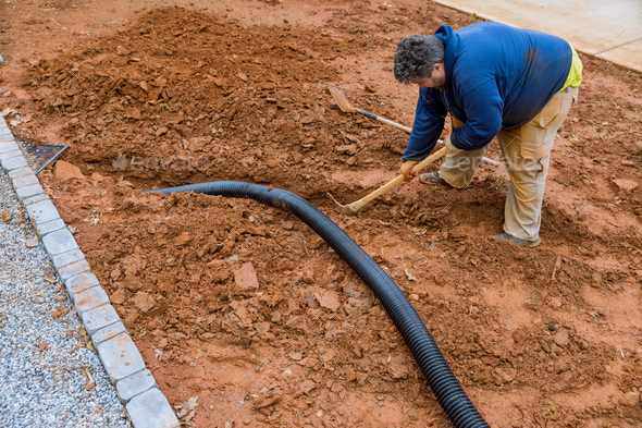 Installing a drainage system is an eco friendly way to conserve water resources.