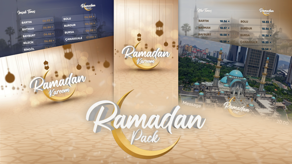 Ramadan Pack broadcast-packages template preview