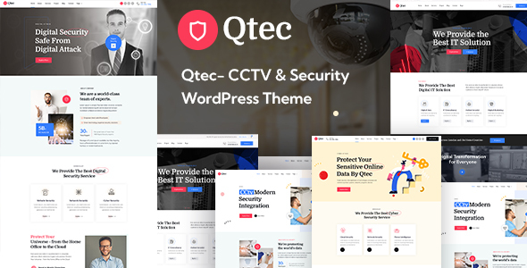 Qtec – CCTV & Security WordPress Theme