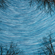 Amazing Unusual Stars Effects In Sky. Abstract Star Lines Move In Sky.spin Trails Of Stars Above - PhotoDune Item for Sale
