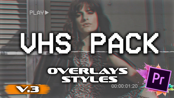VHS Pack: effects, overlays v.3 Premiere Pro template preview