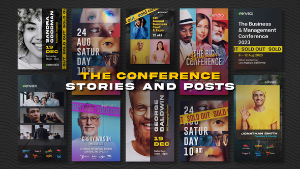 The Conference. Stories and Posts, After Effects Project Files | VideoHive