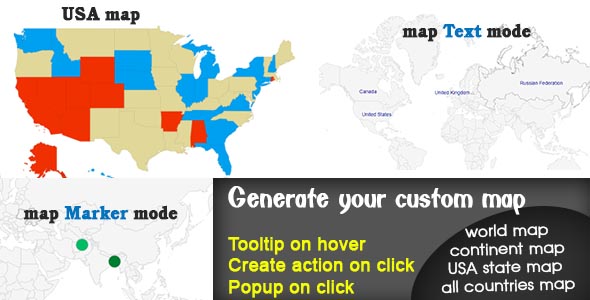 Custom Interactive Map Generator