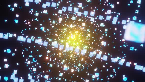 Abstract Supernovae Motion Graphics Background Loop