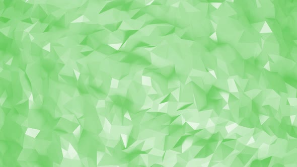 Low Poly Crystal Texture Green Background alt
