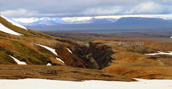 Hveradalir goethermal park Kerlingarfjoll Stock Photo by wirestock