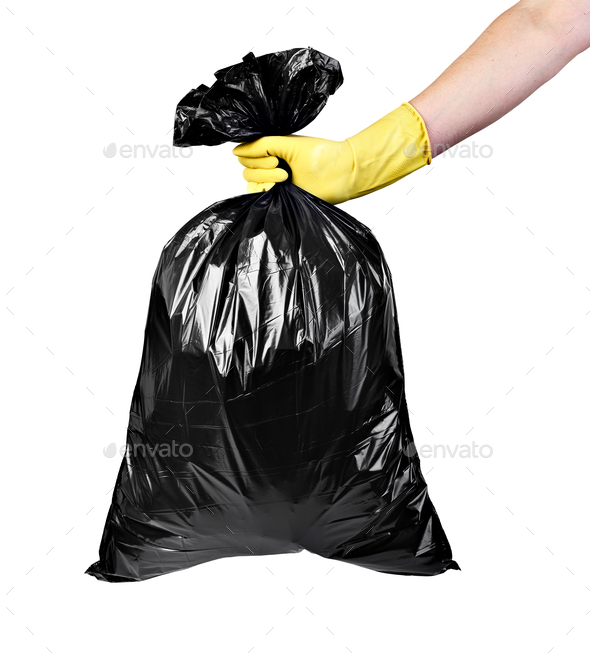 plastic bag trash waste enviroment garbage pollution Stock Photo by dvatri