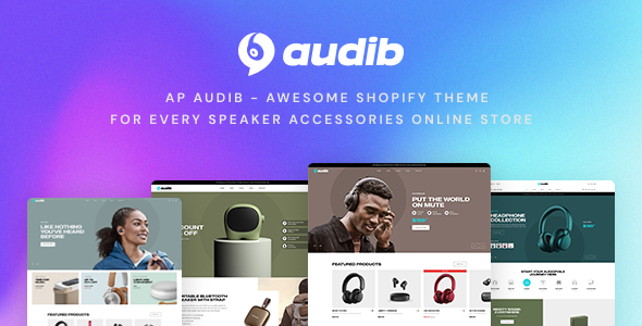 Ap Audib – Speaker Audio Gears Shopify Theme