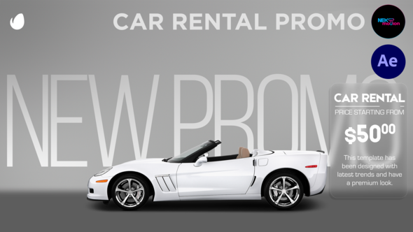 Car Rental Promo broadcast-packages template preview