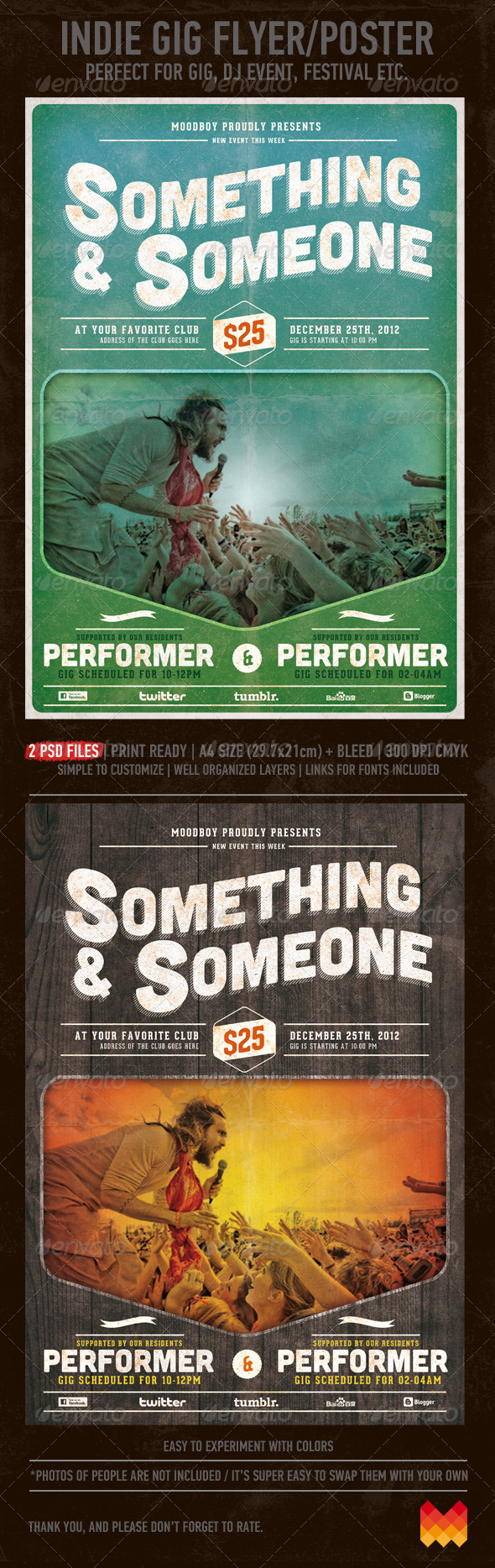Indie Gig Flyer/Poster - Events Flyers