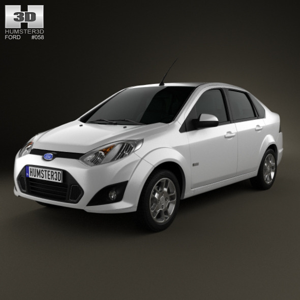 Ford Fiesta Rocam sedan (Brazil) 2012 - 3DOcean Item for Sale