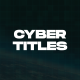 Cyberpunk titles - VideoHive Item for Sale