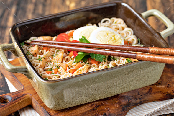 instant noodles - Stock Photo - Images