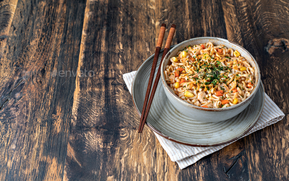 instant noodles - Stock Photo - Images