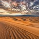 Beautiful sunset over the sand dunes in the Arabian Empty Quarter Desert. UAE - PhotoDune Item for Sale