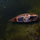 old rusty abandoned yacht on the seashore - PhotoDune Item for Sale