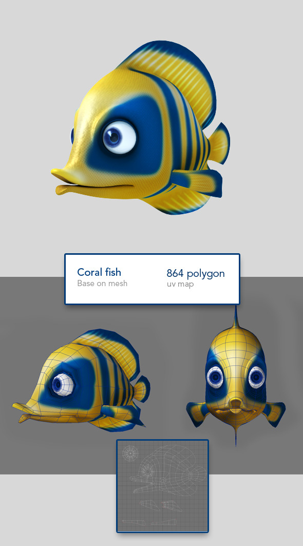 Blue fish base - 3Docean 3664524