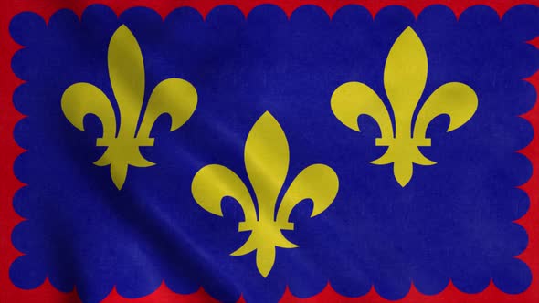 Berry Flag France Waving in Wind alt