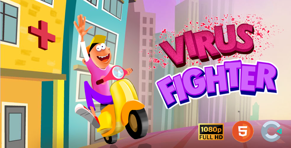 Virus Fighter: Save People (construct 3)