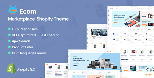 Ecom – Multipurpose Marketplace Shopify Theme