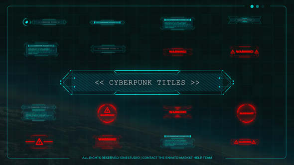 Cyberpunk Titles for Premiere Pro